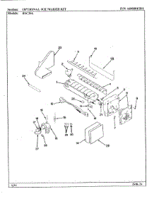08 - Optional Ice Maker parts for Maytag Refrigerator RSC20A / 9M01A from AppliancePartsPros.com