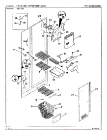 02 - Freezer Compartment parts for Maytag Refrigerator RSC20A / AM01C from AppliancePartsPros.com