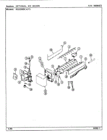 06 - Optional Ice Maker Kit (Rae3100aax) parts for Maytag Refrigerator RSD2000CAE / DM05A from AppliancePartsPros.com