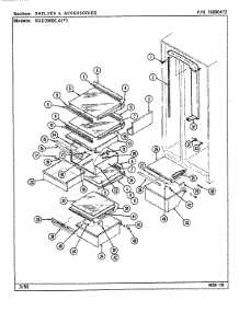 07 - Shelves & Accessories parts for Maytag Refrigerator RSD2000CAE / DM05A from AppliancePartsPros.com