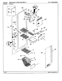 02 - Freezer Compartment parts for Maytag Refrigerator RSD20A / BM05B from AppliancePartsPros.com