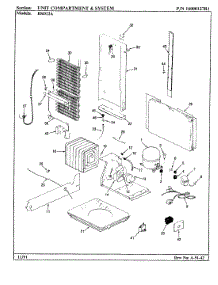10 - Unit Compartment & System parts for Maytag Refrigerator RSD22A / 9M05A from AppliancePartsPros.com