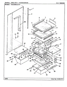 08 - Shelves & Accessories parts for Maytag Refrigerator RSD2400AAL / CM41B from AppliancePartsPros.com