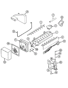 07 - Optional Ice Maker Kit (Rae3100aax) parts for Maytag Refrigerator RSD2400EAE from AppliancePartsPros.com