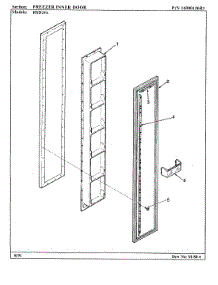 03 - Freezer Inner Door parts for Maytag Refrigerator RSD24A / AM41C from AppliancePartsPros.com