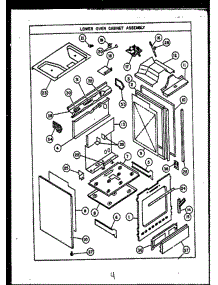 02 - Lower Oven Cabinet Assy parts for Amana Range RSD379 from AppliancePartsPros.com