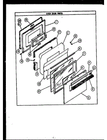 05 - Oven Door Parts parts for Amana Range RSD379 from AppliancePartsPros.com