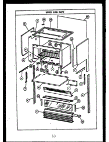 10 - Upper Oven Parts parts for Amana Range RSD398 from AppliancePartsPros.com