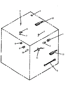 03 - Electric Components parts for Amana Range RSK3700UK / P1141223N K from AppliancePartsPros.com