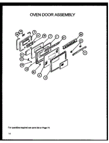 04 - Oven Door Assy parts for Amana Range RSK3700UWW / P1141247NWW from AppliancePartsPros.com