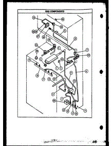 02 - Gas Components parts for Amana Range RSS352 from AppliancePartsPros.com