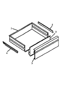 08 - Storage Drawer Assy parts for Amana Range RSS358UL,W / P1130875NLW from AppliancePartsPros.com