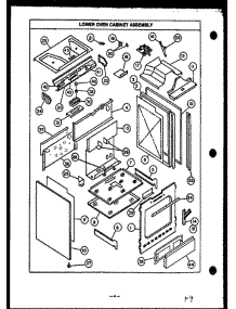 03 - Lower Oven Cabinet Assy parts for Amana Range RSS380 from AppliancePartsPros.com