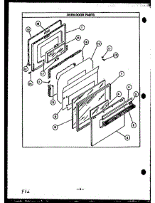 06 - Oven Door Parts parts for Amana Range RSS380 from AppliancePartsPros.com