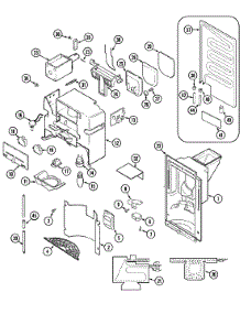 07 - Ice & Water Dispenser parts for Maytag Refrigerator RST2400FAE from AppliancePartsPros.com