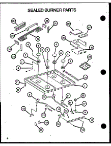 06 - Sealed Burner Parts parts for Amana Range RST308UL / P1130723N L from AppliancePartsPros.com