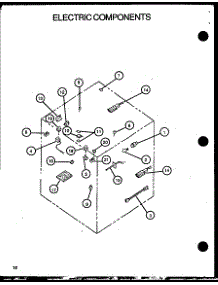 02 - Electric Component parts for Amana Range RST308UWW / P1130723NWW from AppliancePartsPros.com