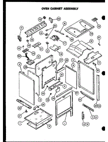 04 - Oven Cabinet Assy parts for Amana Range RST354 from AppliancePartsPros.com