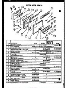 05 - Oven Door Parts parts for Amana Range RST359 from AppliancePartsPros.com