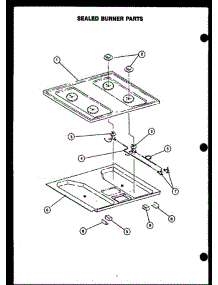 07 - Sealed Burner Parts parts for Amana Range RST376 from AppliancePartsPros.com