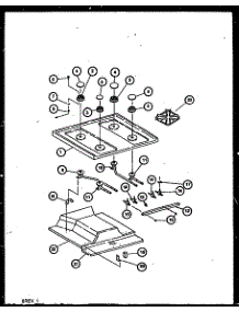 07 - Main Top parts for Caloric Range RST378UL / P1141203N L from AppliancePartsPros.com
