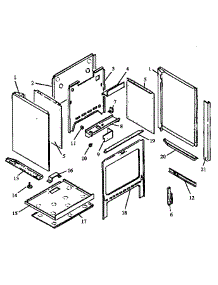 05 - Oven Cabinet Assy parts for Amana Range RST378UWG from AppliancePartsPros.com