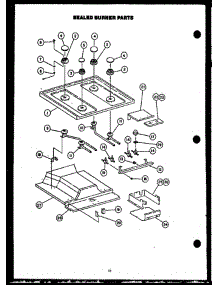 07 - Sealed Burner Parts parts for Amana Range RST399UL from AppliancePartsPros.com