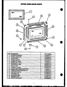09 - Upper Oven Door Parts parts for Amana Range RST399UL from AppliancePartsPros.com