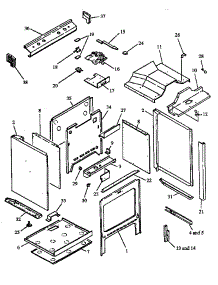 06 - Oven Cabinet Assy parts for Amana Range RST399UW / P1132642N W from AppliancePartsPros.com