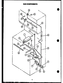 03 - Gas Components parts for Amana Range RST399UW from AppliancePartsPros.com