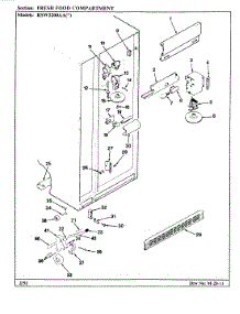 04 - Fresh Food Compartment parts for Maytag Refrigerator RSW2200AAL / CM31A from AppliancePartsPros.com