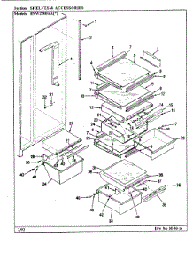 09 - Shelves & Accessories parts for Maytag Refrigerator RSW2200AAL / CM31A from AppliancePartsPros.com