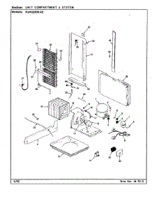 10 - Unit Compartment & System parts for Maytag Refrigerator RSW2200BAE / CM36A from AppliancePartsPros.com