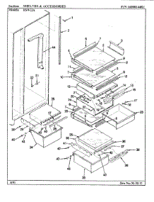 10 - Shelves & Accessories parts for Maytag Refrigerator RSW22A / BM31A from AppliancePartsPros.com