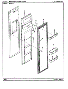 03 - Freezer Inner Door parts for Maytag Refrigerator RSW22A / AM31C from AppliancePartsPros.com