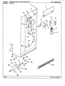 05 - Fresh Food Compartment parts for Maytag Refrigerator RSW22A / AM31A from AppliancePartsPros.com
