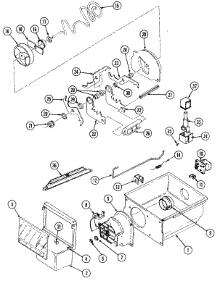 08 - Ice Crusher & Bin parts for Maytag Refrigerator RSW22E0CAL / DM38B from AppliancePartsPros.com