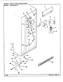 04 - Fresh Food Compartment parts for Maytag Refrigerator RSW2400AAW / CM81A from AppliancePartsPros.com