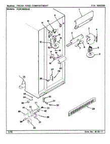 04 - Fresh Food Compartment parts for Maytag Refrigerator RSW2400BAE / CM86A from AppliancePartsPros.com