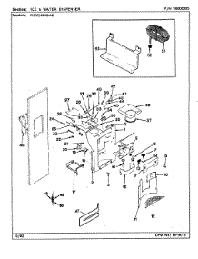 07 - Ice & Water Dispenser parts for Maytag Refrigerator RSW2400BAE / CM86A from AppliancePartsPros.com