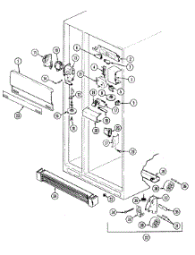 06 - Fresh Food Compartment parts for Admiral Refrigerator RSW2400CKE from AppliancePartsPros.com