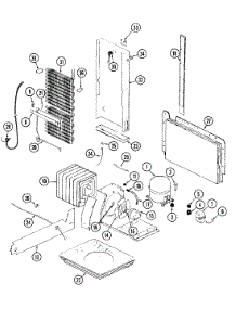 20 - Unit Compartment & System parts for Admiral Refrigerator RSW2400CKL from AppliancePartsPros.com