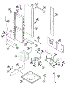 11 - Unit Compartment & System parts for Maytag Refrigerator RSW2400EAB from AppliancePartsPros.com