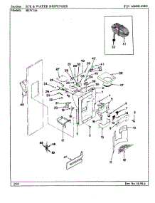 06 - Ice & Water Dispenser parts for Maytag Refrigerator RSW24A / AM81E from AppliancePartsPros.com