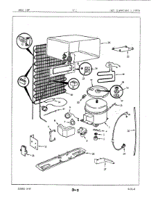 02 - Unit Compartment & System parts for Maytag Refrigerator RT11S / E6T015 from AppliancePartsPros.com