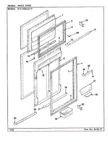 03 - Inner Door parts for Maytag Refrigerator RTC1500AAL / CH01A from AppliancePartsPros.com