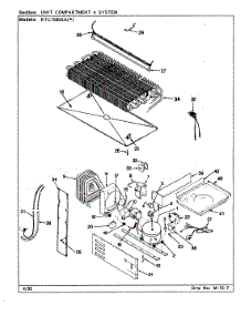 07 - Unit Compartment & System parts for Maytag Refrigerator RTC1500AAW / CH01A from AppliancePartsPros.com
