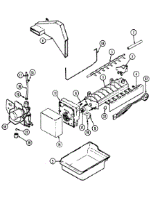 04 - Optional Ice Maker Kit (Ice-25) parts for Admiral Refrigerator RTC1500CGE from AppliancePartsPros.com