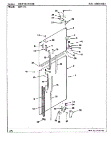 05 - Outer Door parts for Maytag Refrigerator RTC15A / AH01A from AppliancePartsPros.com