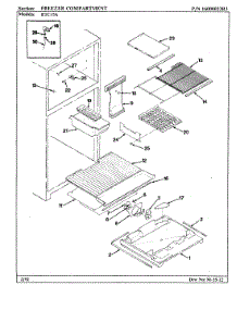 02 - Freezer Compartment parts for Maytag Refrigerator RTC15A / AH01E from AppliancePartsPros.com
